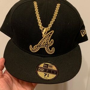 New Era Black and Gold Cap